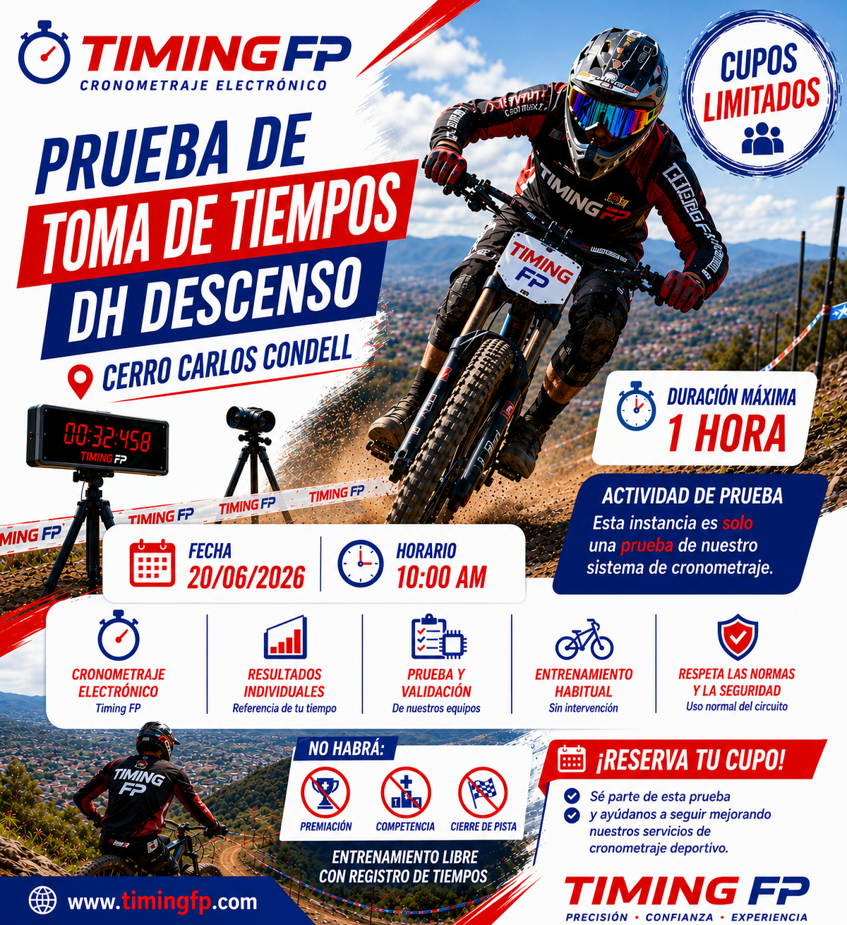 PRUEBA DE TOMA DE TIEMPOS DH DESCENSO