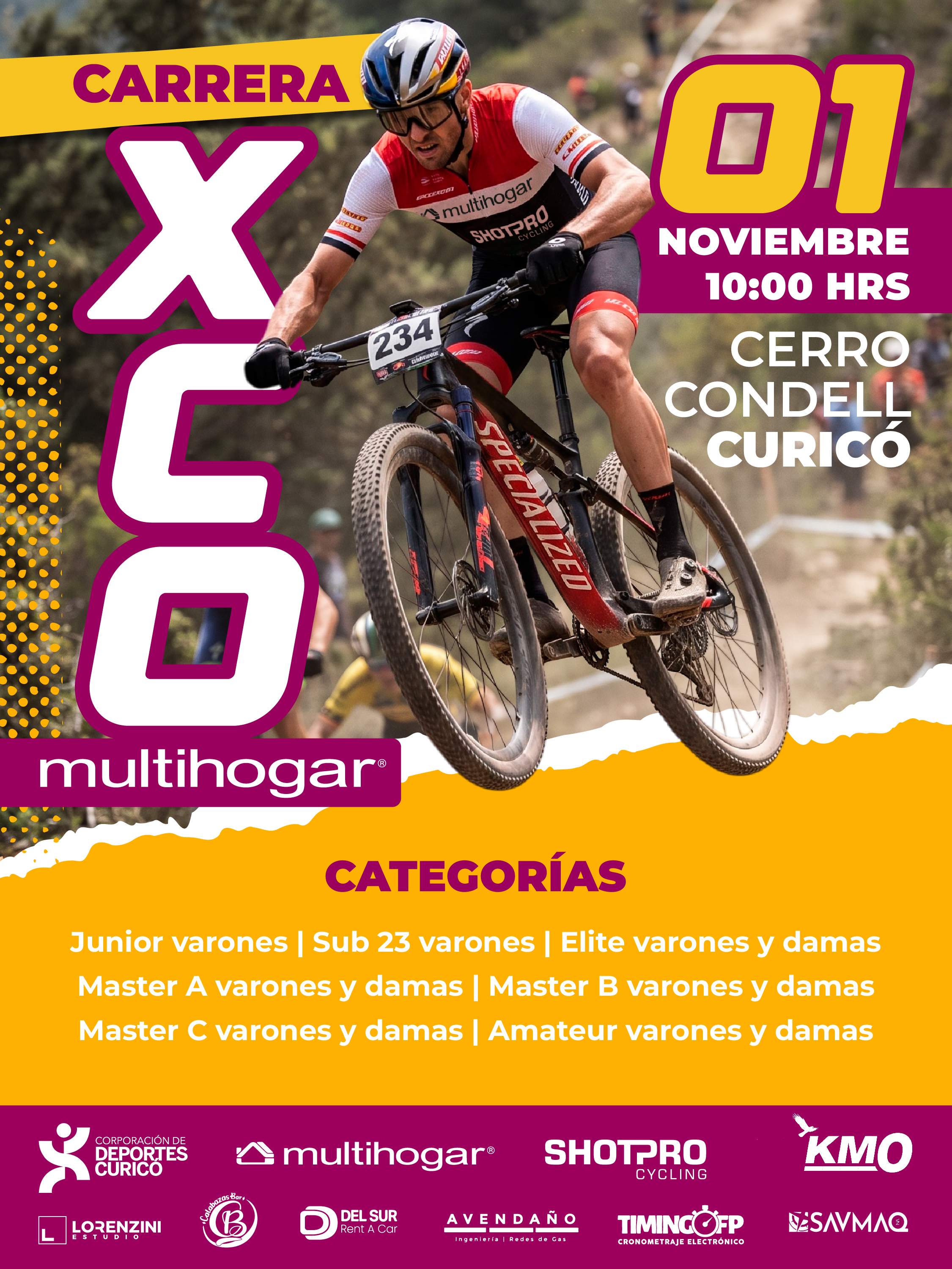 Carrera XCO Multihogar 2026 en Maule – Parque Cerro Carlo…