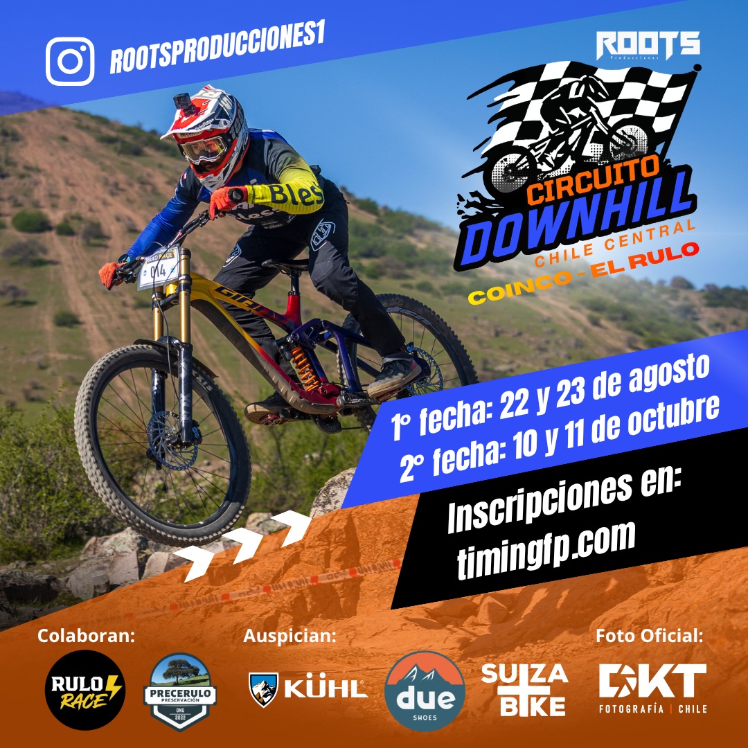 1ª versión del Circuito Downhill Chile Central 2026 — imagen