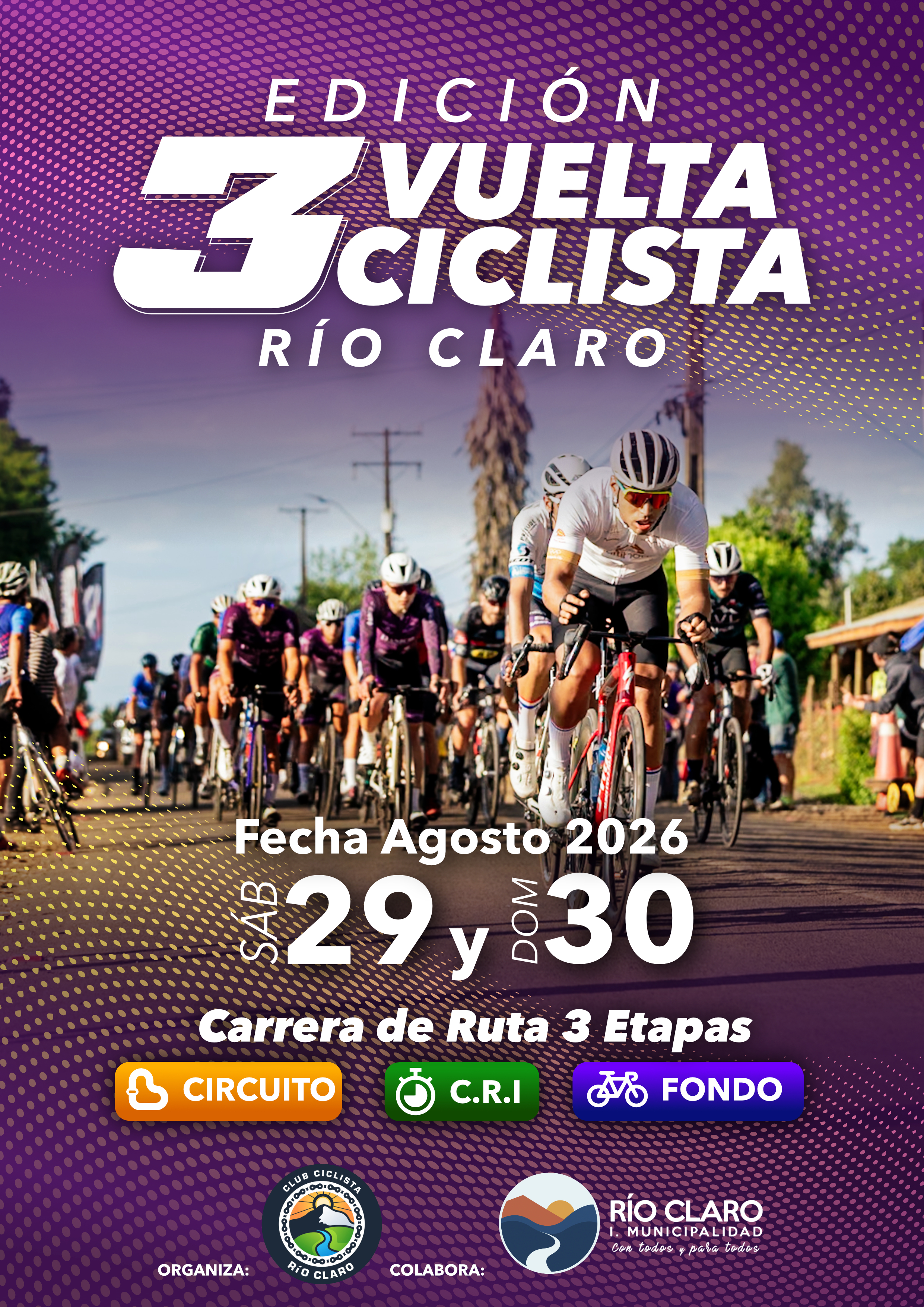 3ª VUELTA CICLISTA RÍO CLARO 2026
